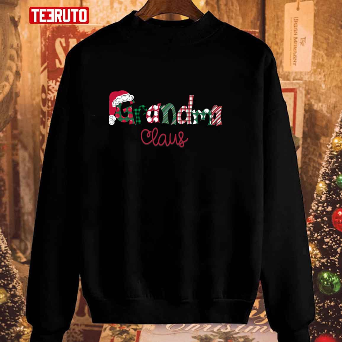 Best Family Grandma Claus Christmas Art Sweatshirt