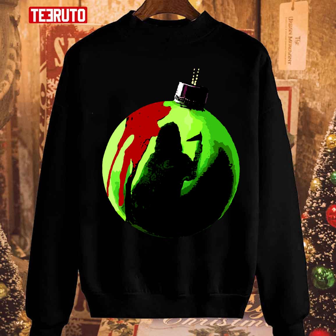 Black Christmas Simple Unisex Sweatshirt