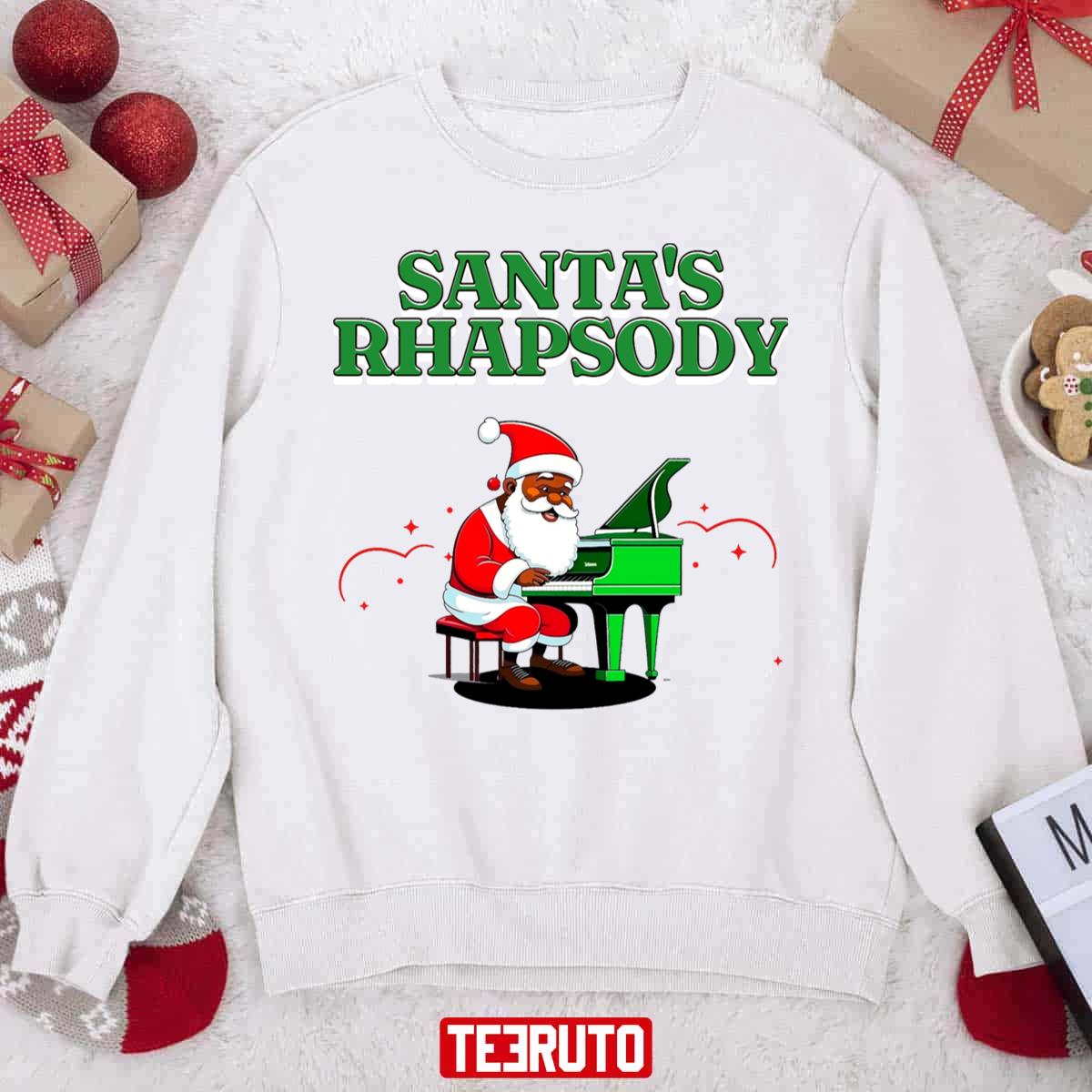 Black Santa On The Keys Unisex Sweatshirt