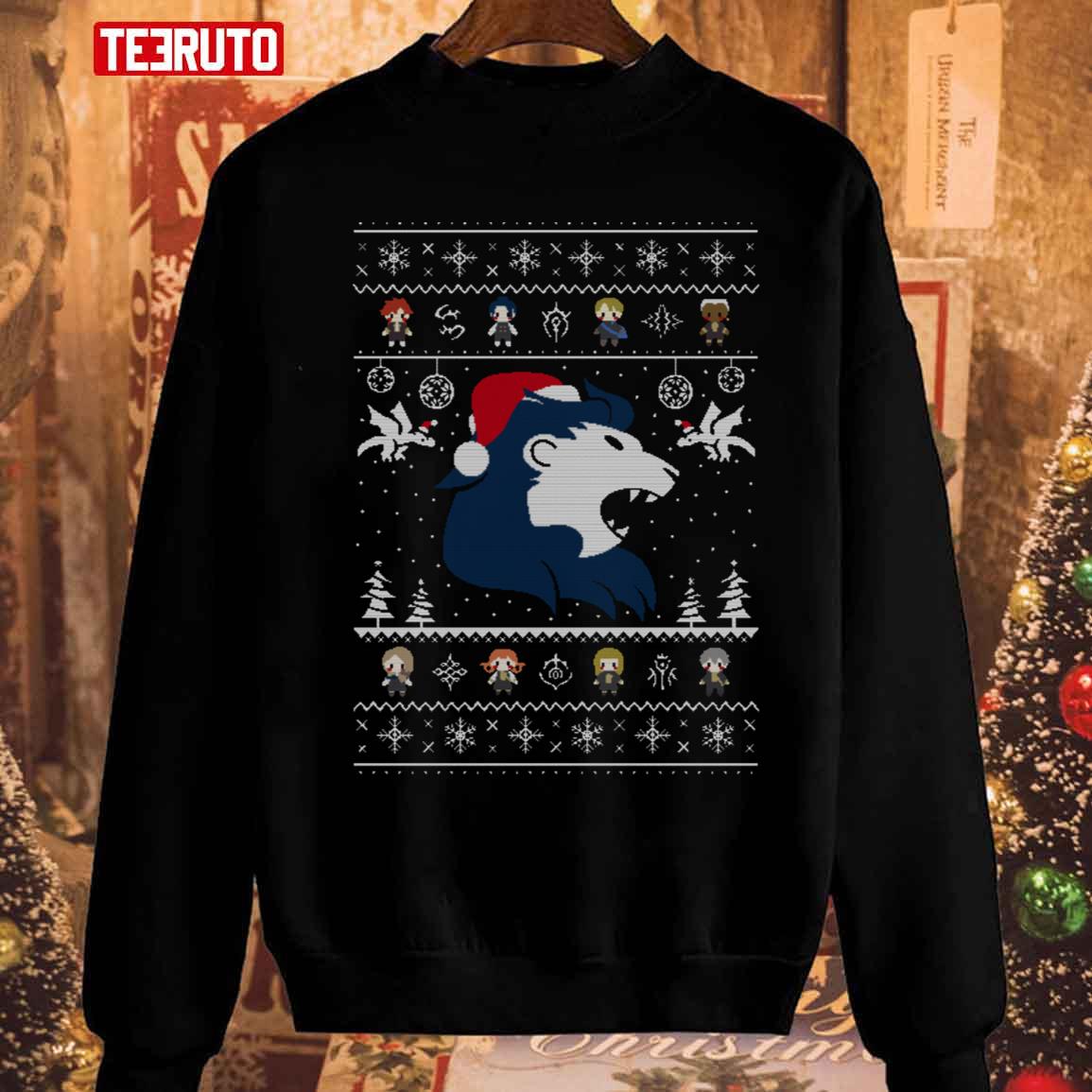 Blue Lions Christmas Unisex Sweatshirt