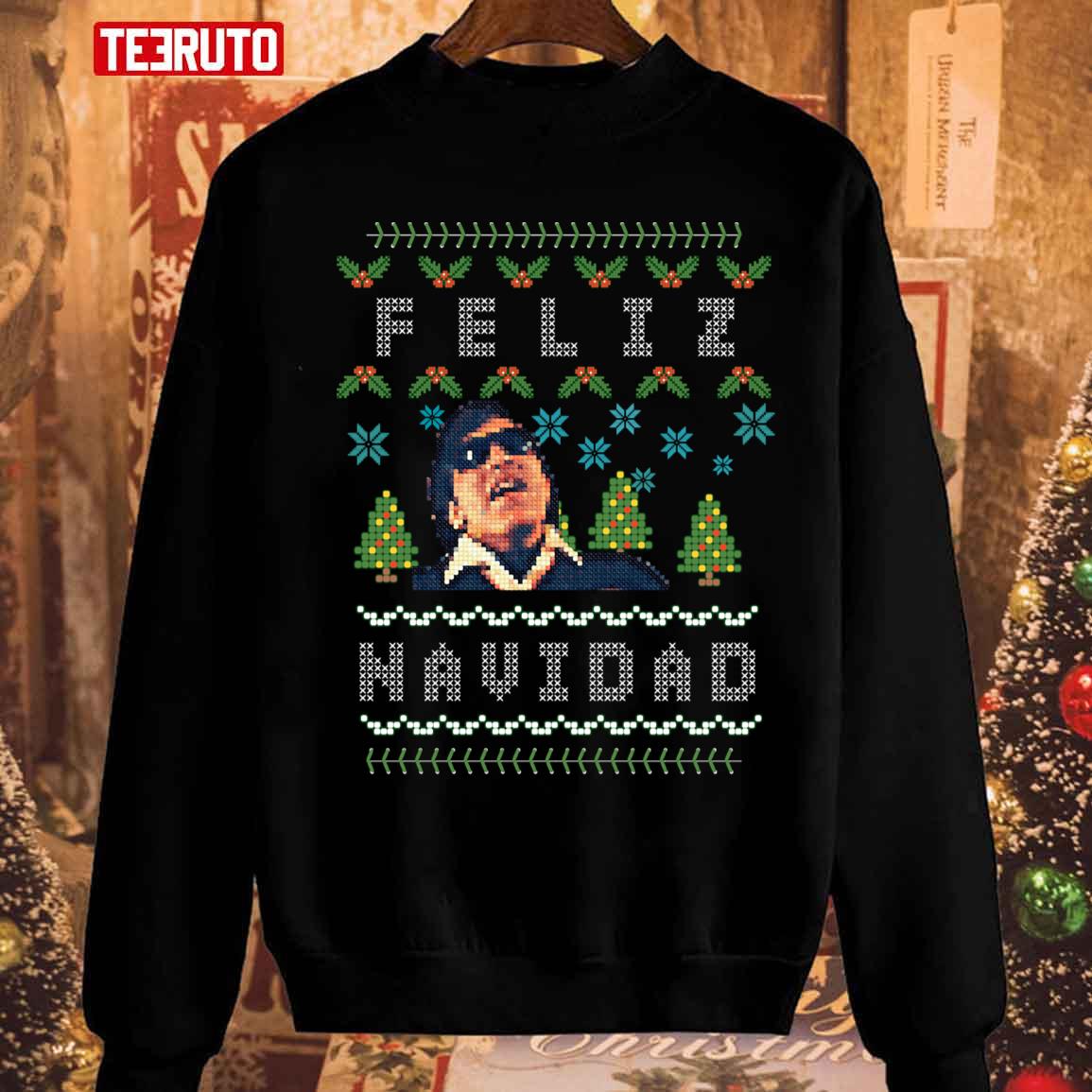 By José Feliciano Feliz Navidad Unisex Sweatshirt