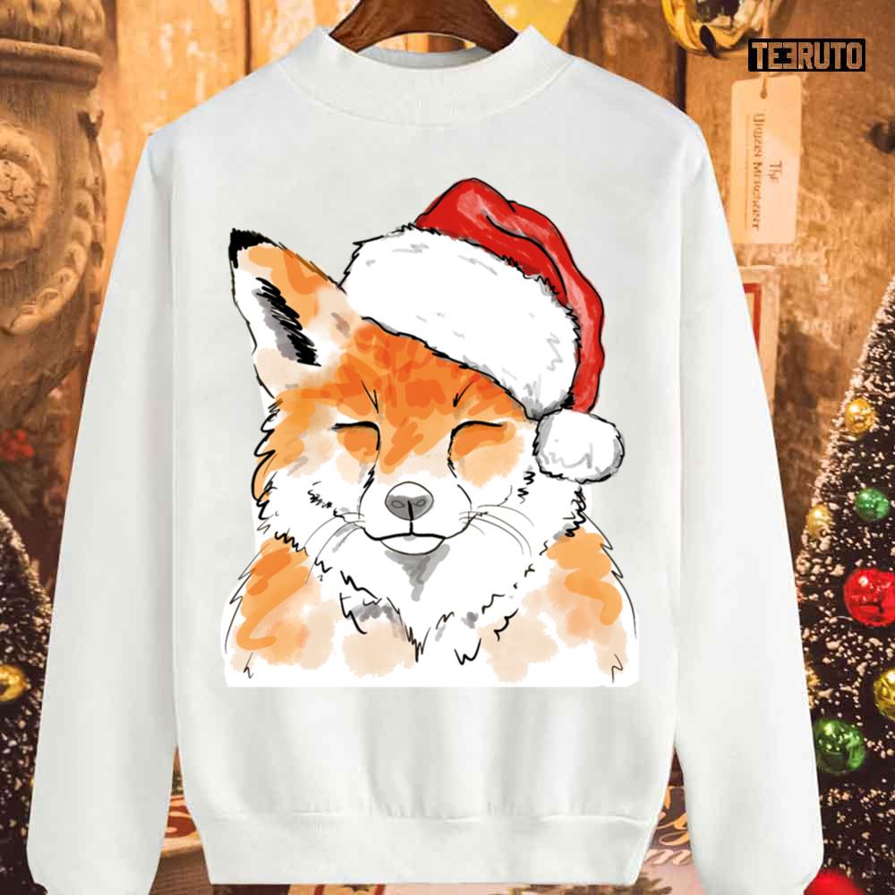 Cartoon Fox 1 Christmas Unisex Sweatshirt