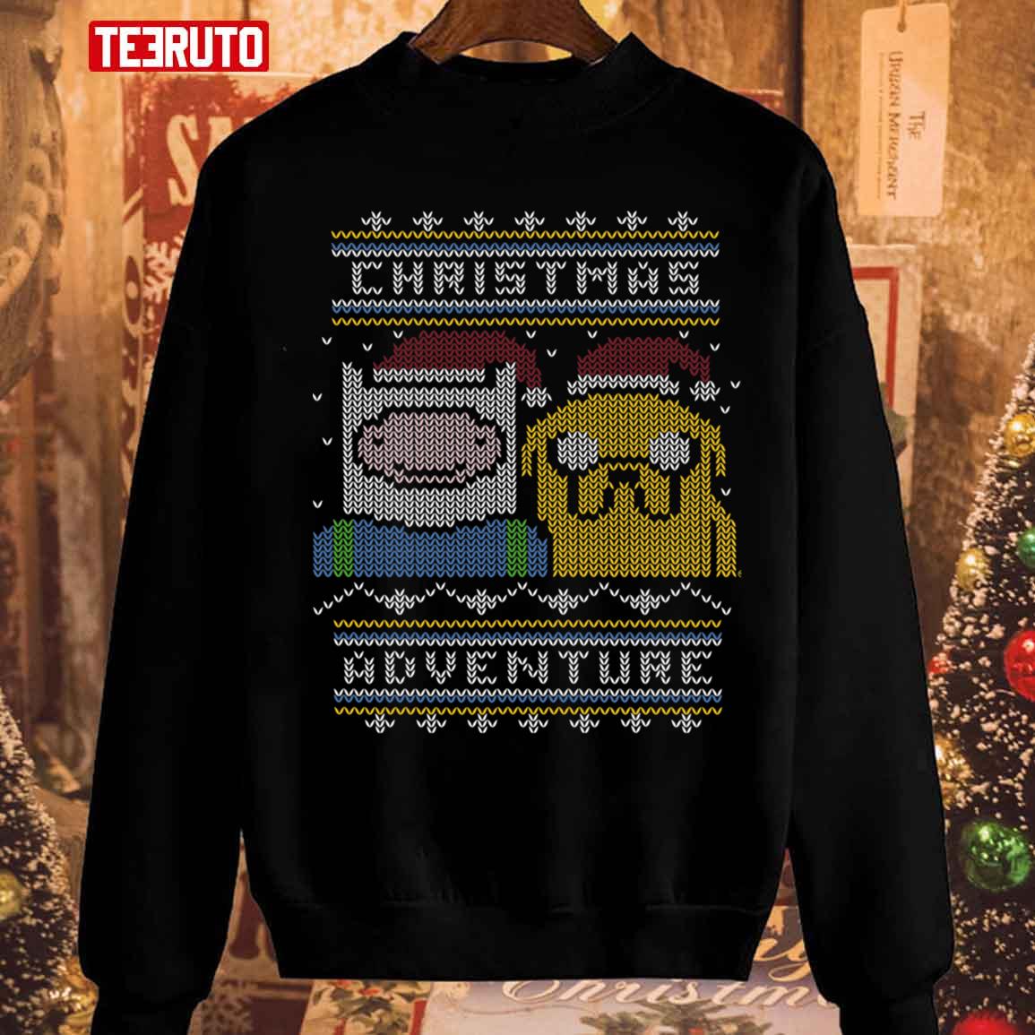 Christmas Adventure Fin And Jake Unisex Sweatshirt