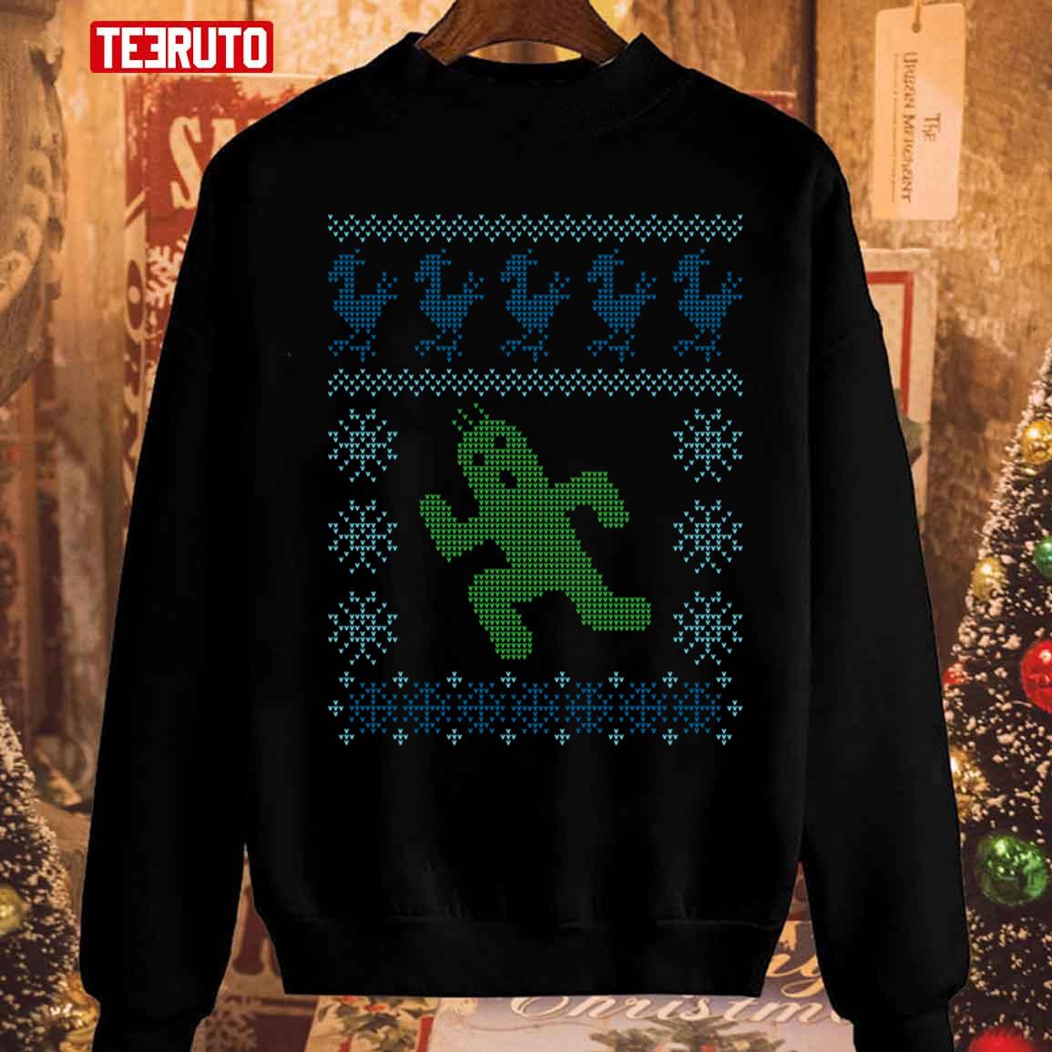 Christmas Cactus Minimal Unisex Sweatshirt