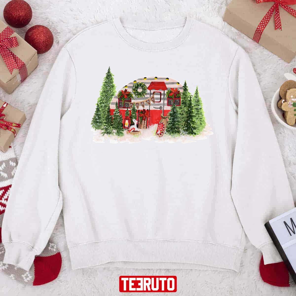 Christmas Camping Unisex Sweatshirt