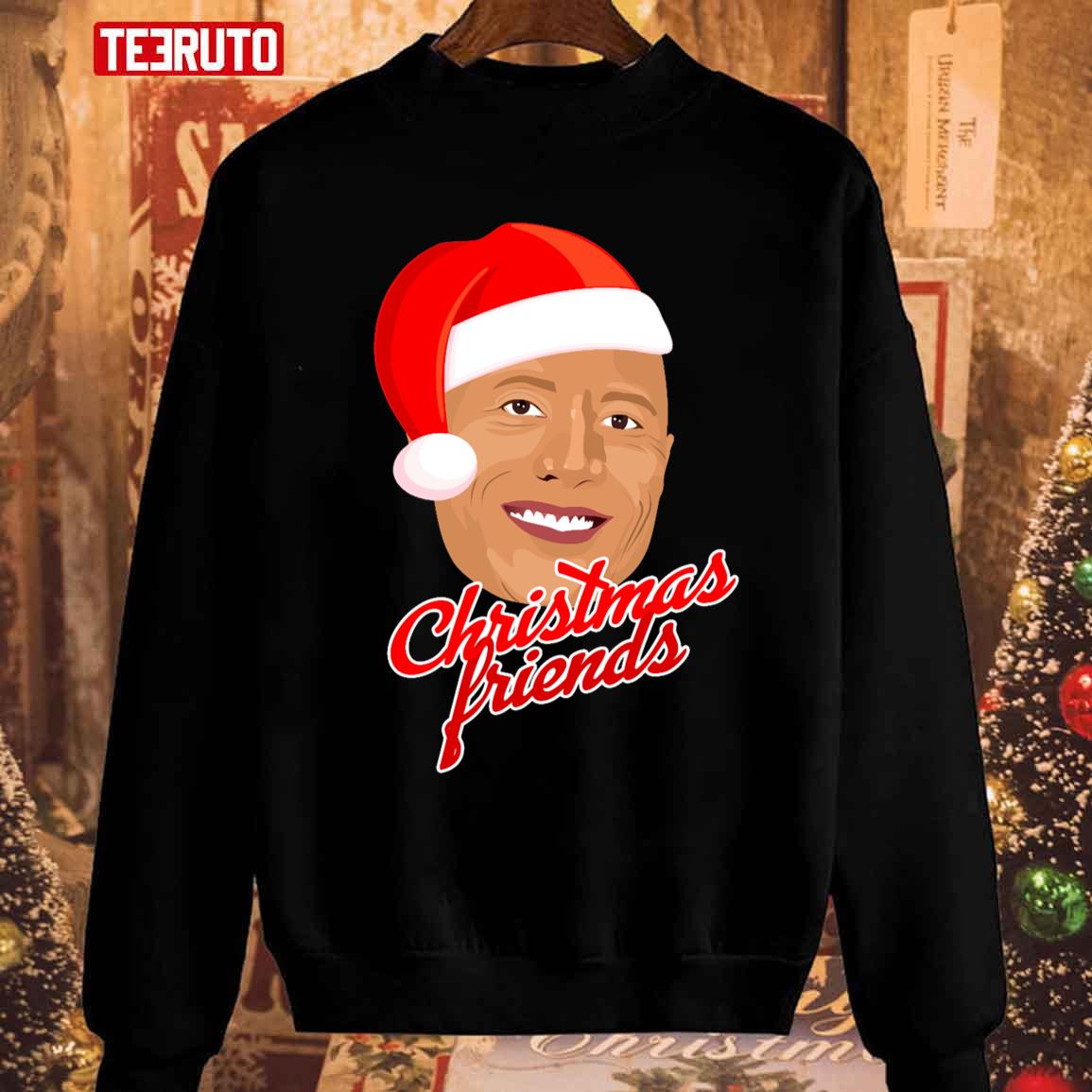 Christmas Friend Dwayne Johnson Unisex Sweatshirt