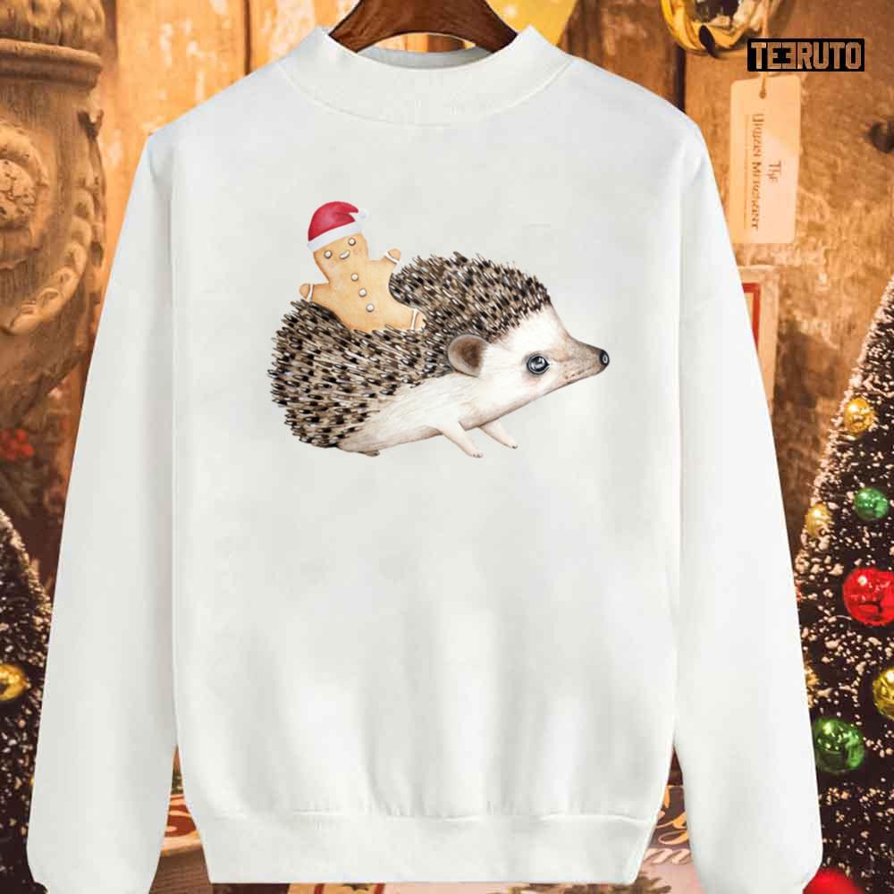 Christmas Hedgehog Unisex Sweatshirt