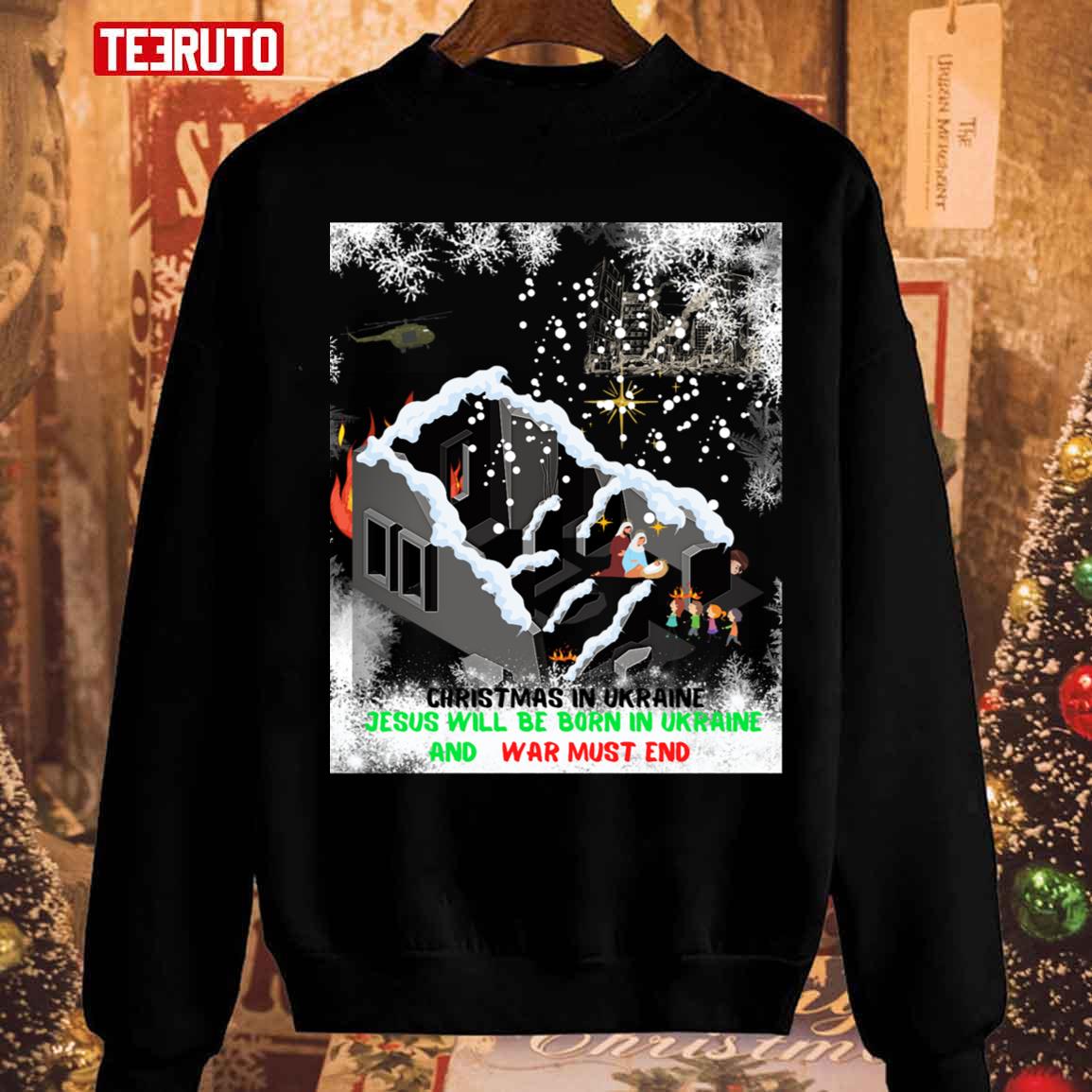 Christmas In Ukraine S And Unisex Sweatshirt