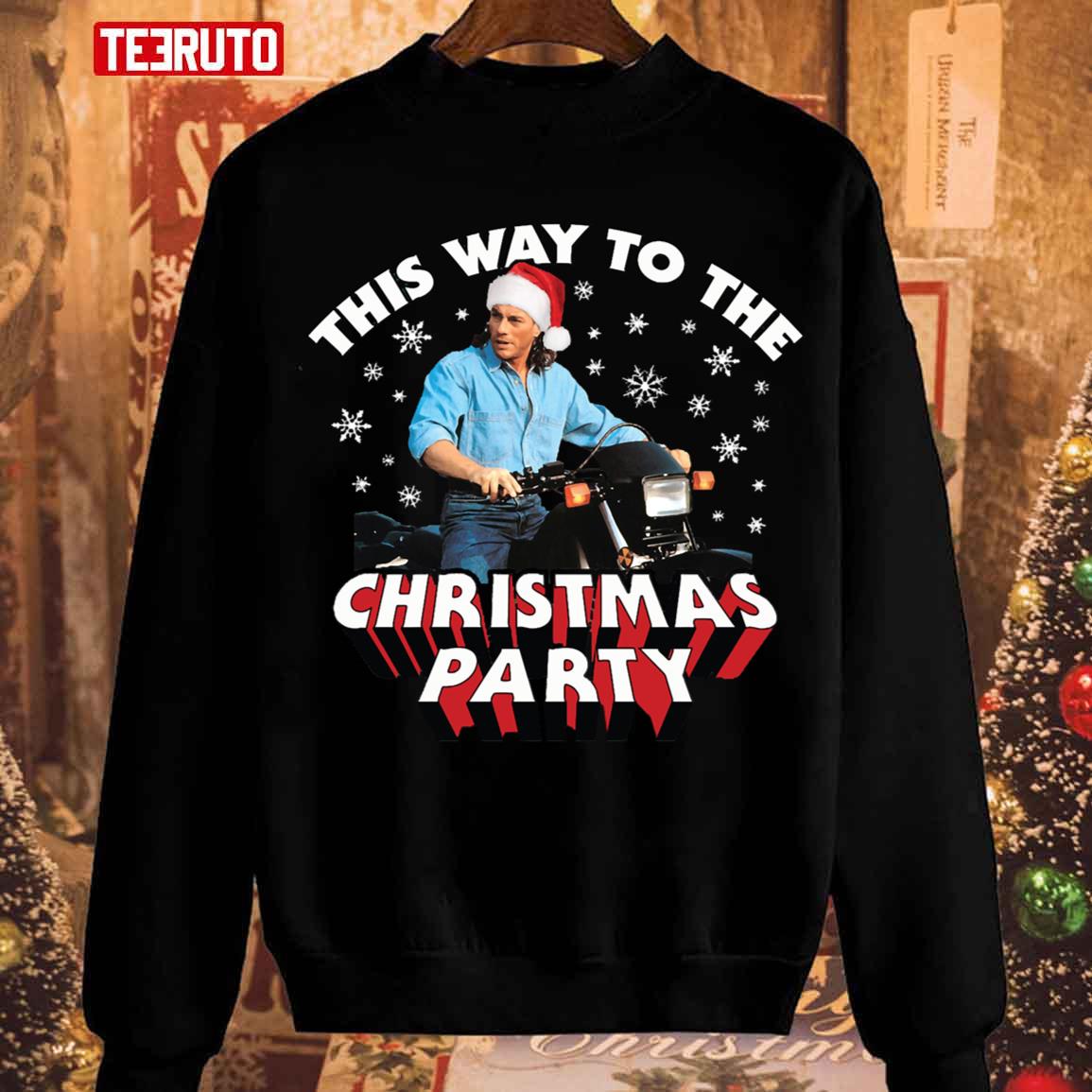 Christmas Party Jean Motor Unisex Sweatshirt