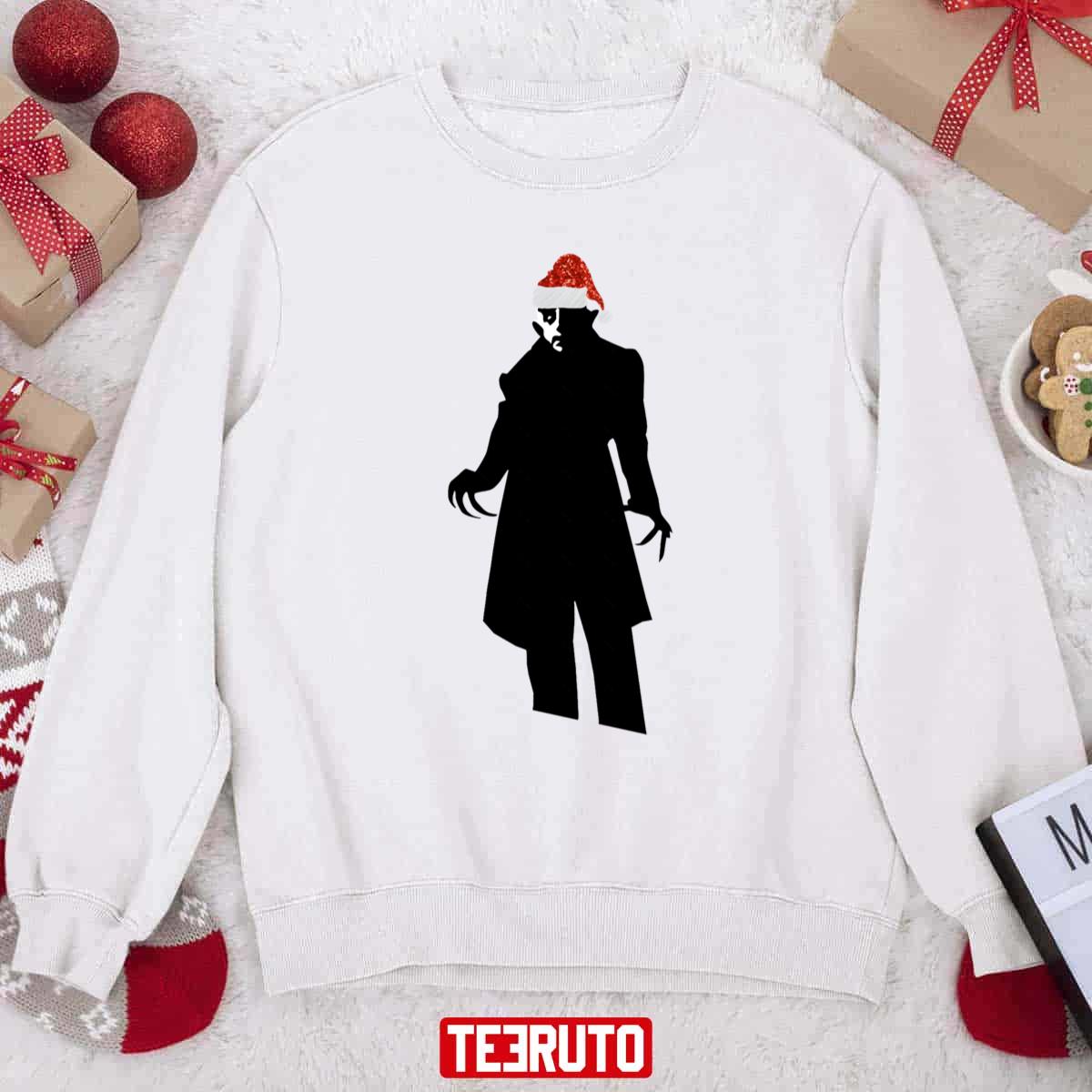 Christmas Santa Nosferatu Unisex Sweatshirt