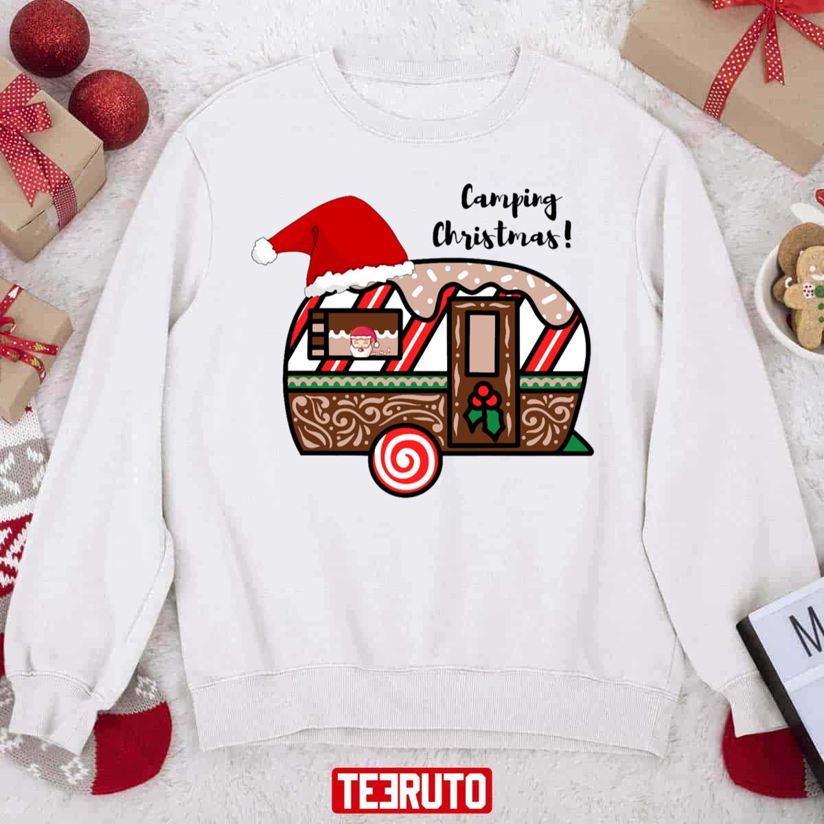 Christmas Santa’s Caravan Camping Unisex Sweatshirt