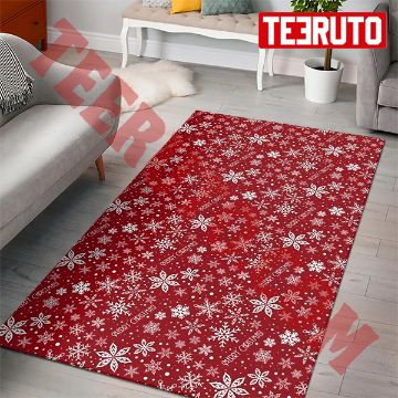 Christmas Snowflakes Rug
