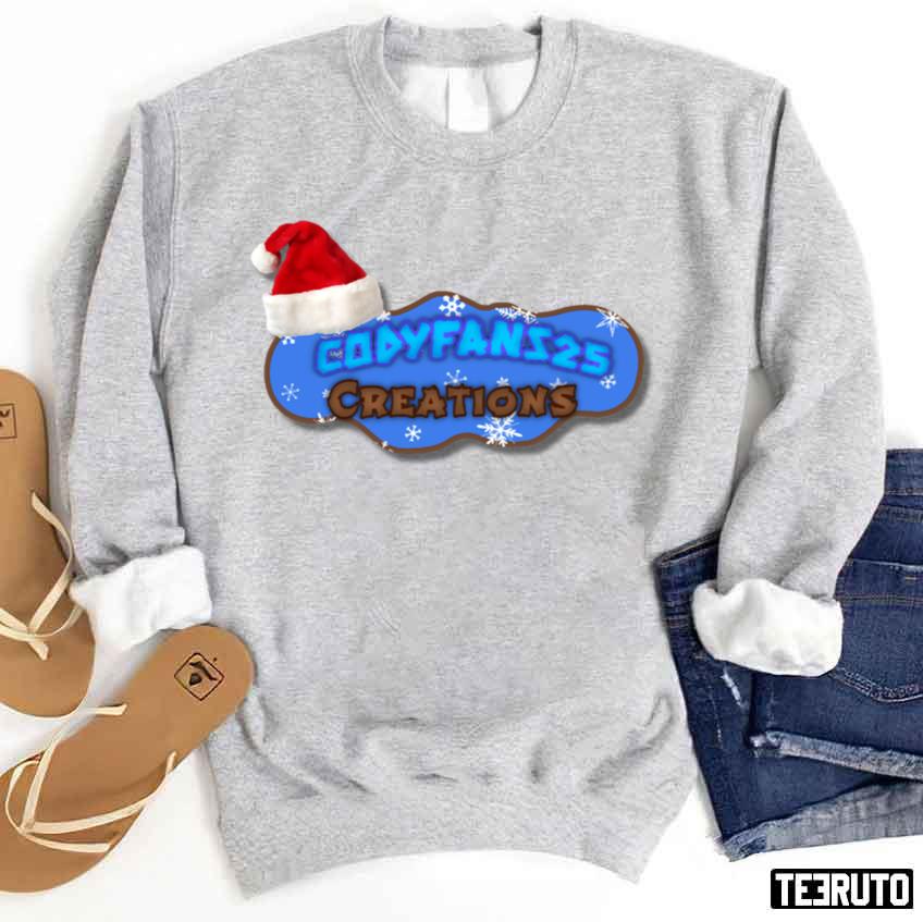 Cody 25 Creations Christmas Logo Sweatshirt
