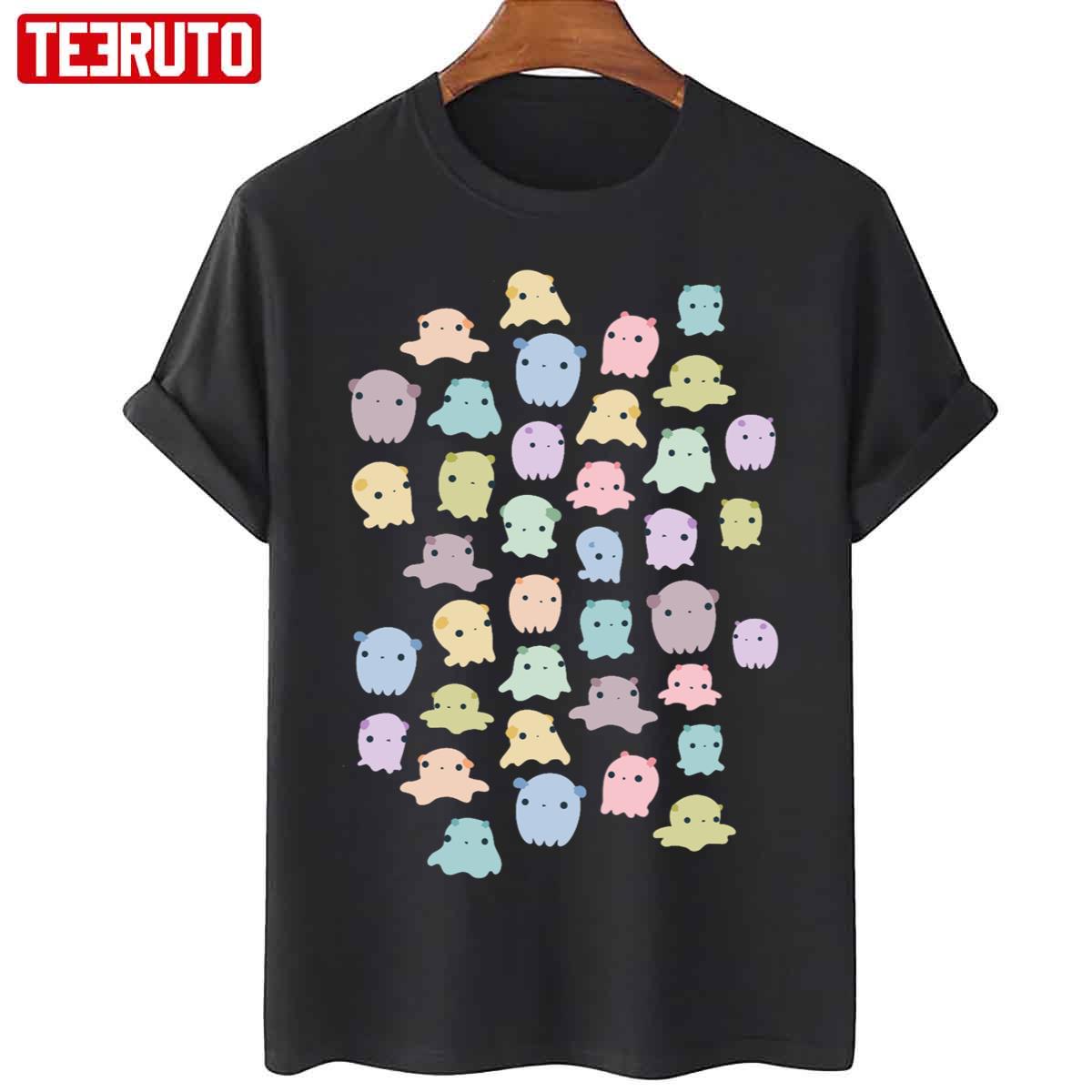 Colourful Dumbo Octopus Pattern Unisex T-Shirt