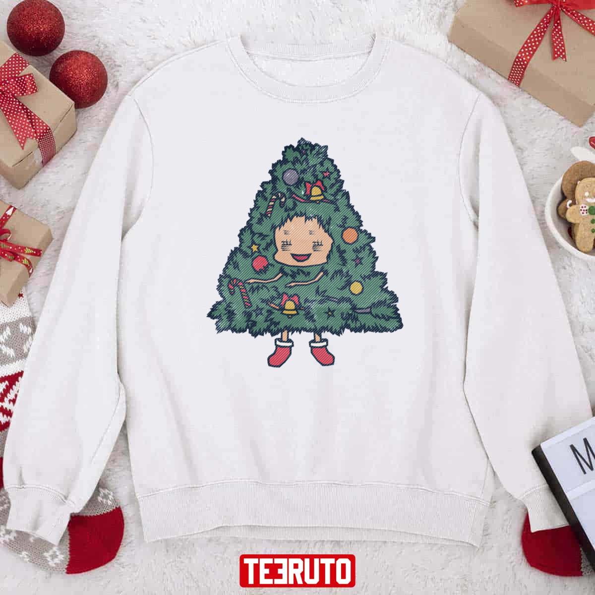 Cute Christmas Tree Charmy Unisex Sweatshirt