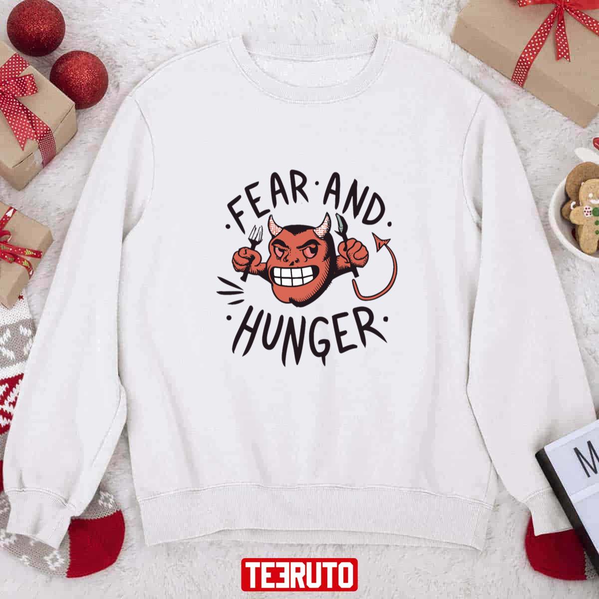 Cute Design Devil Fear And Hunger Unisex Sweatshirt