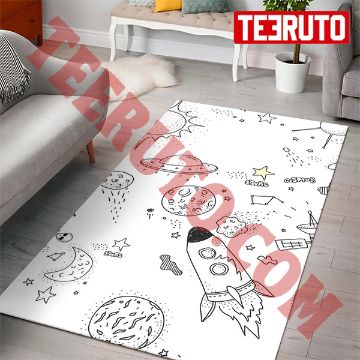 Cute Icons Space Rug