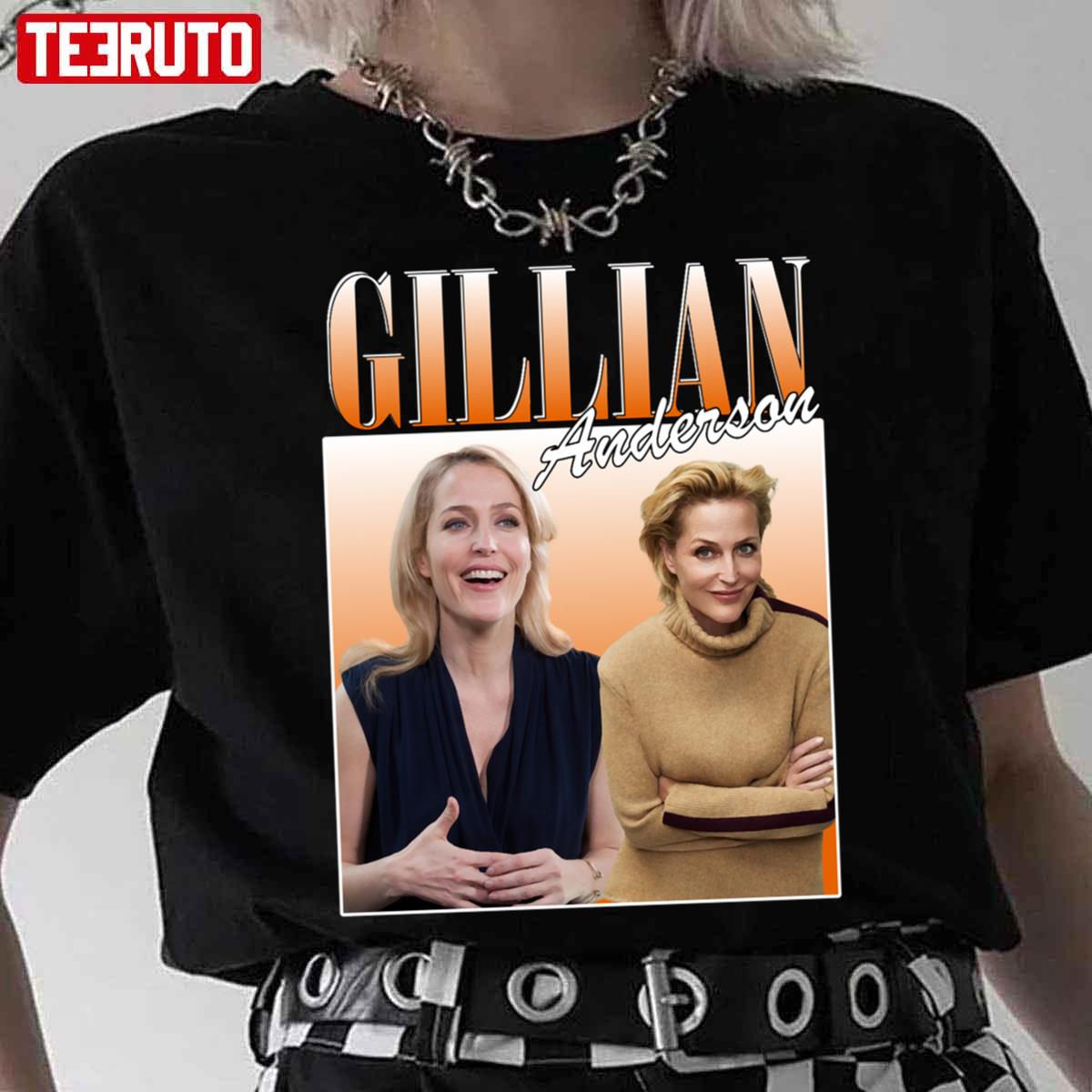 Gillian Anderson Retro Unisex T-Shirt - Teeruto