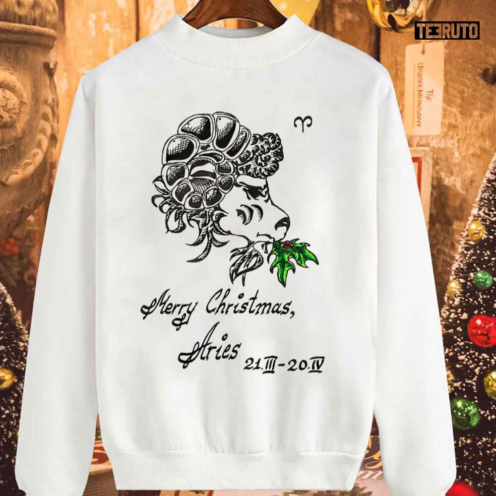 Merry Christmas Aries Unisex Sweatshirt