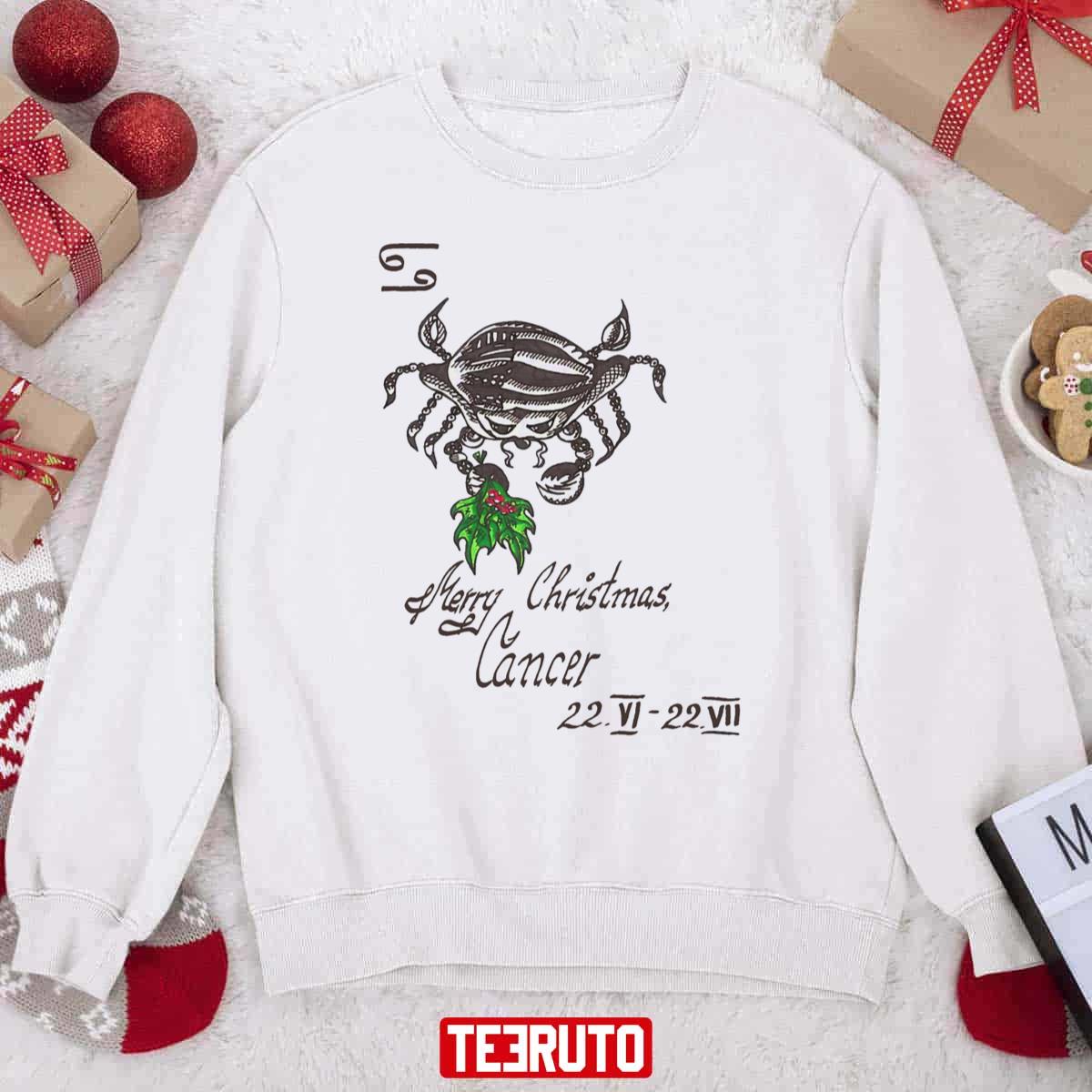 Merry Christmas Cancer Unisex Sweatshirt