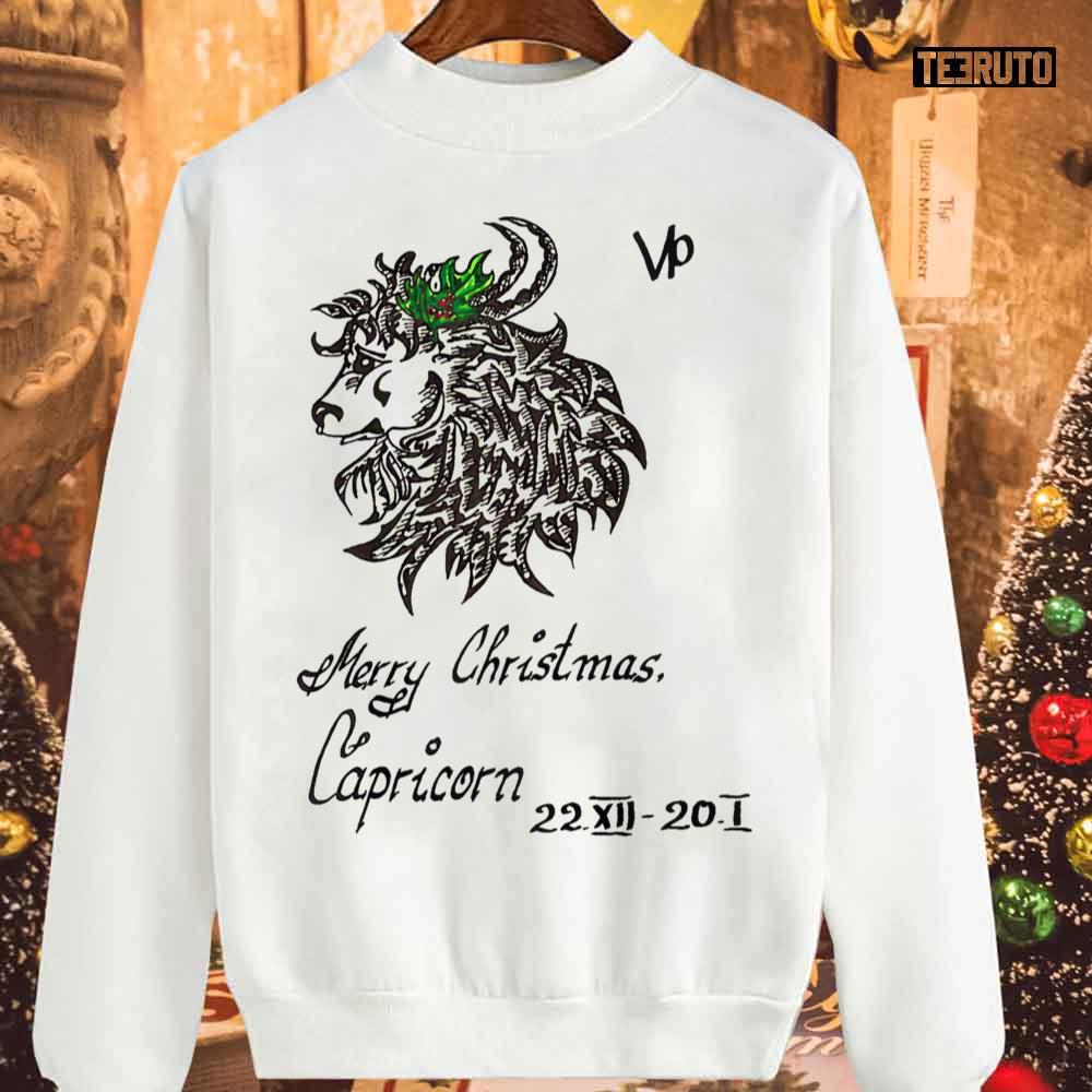 Merry Christmas Capricorn Unisex Sweatshirt