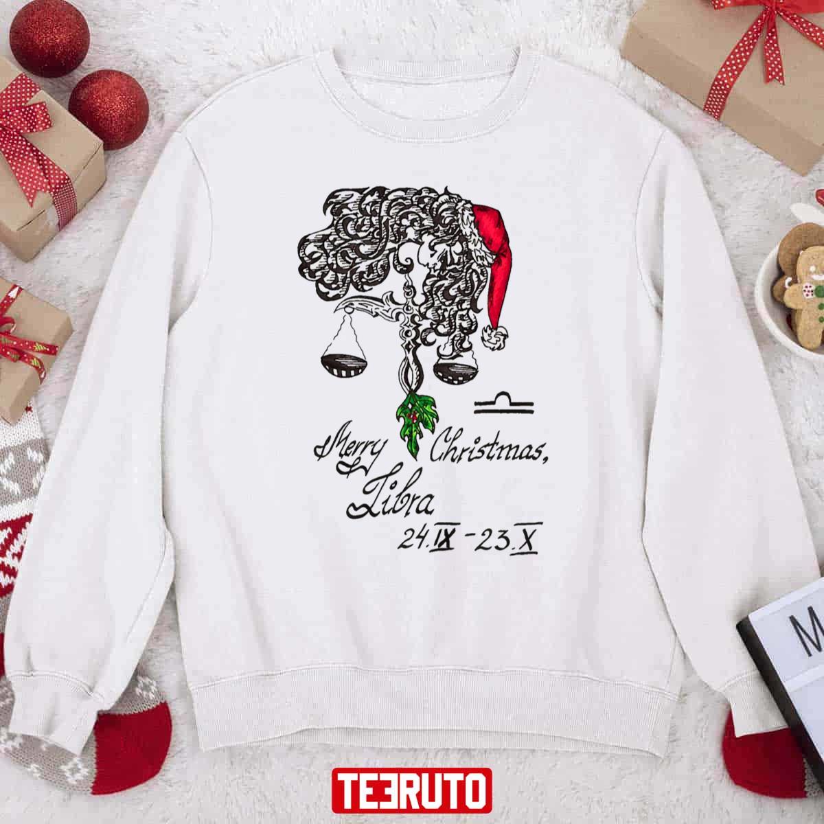 Merry Christmas Libra Unisex Sweatshirt
