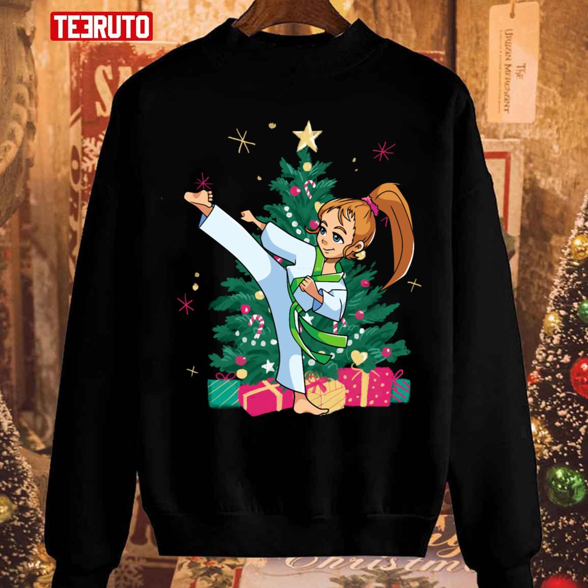 Merry Kickmas Martial Arts Unisex Sweatshirt