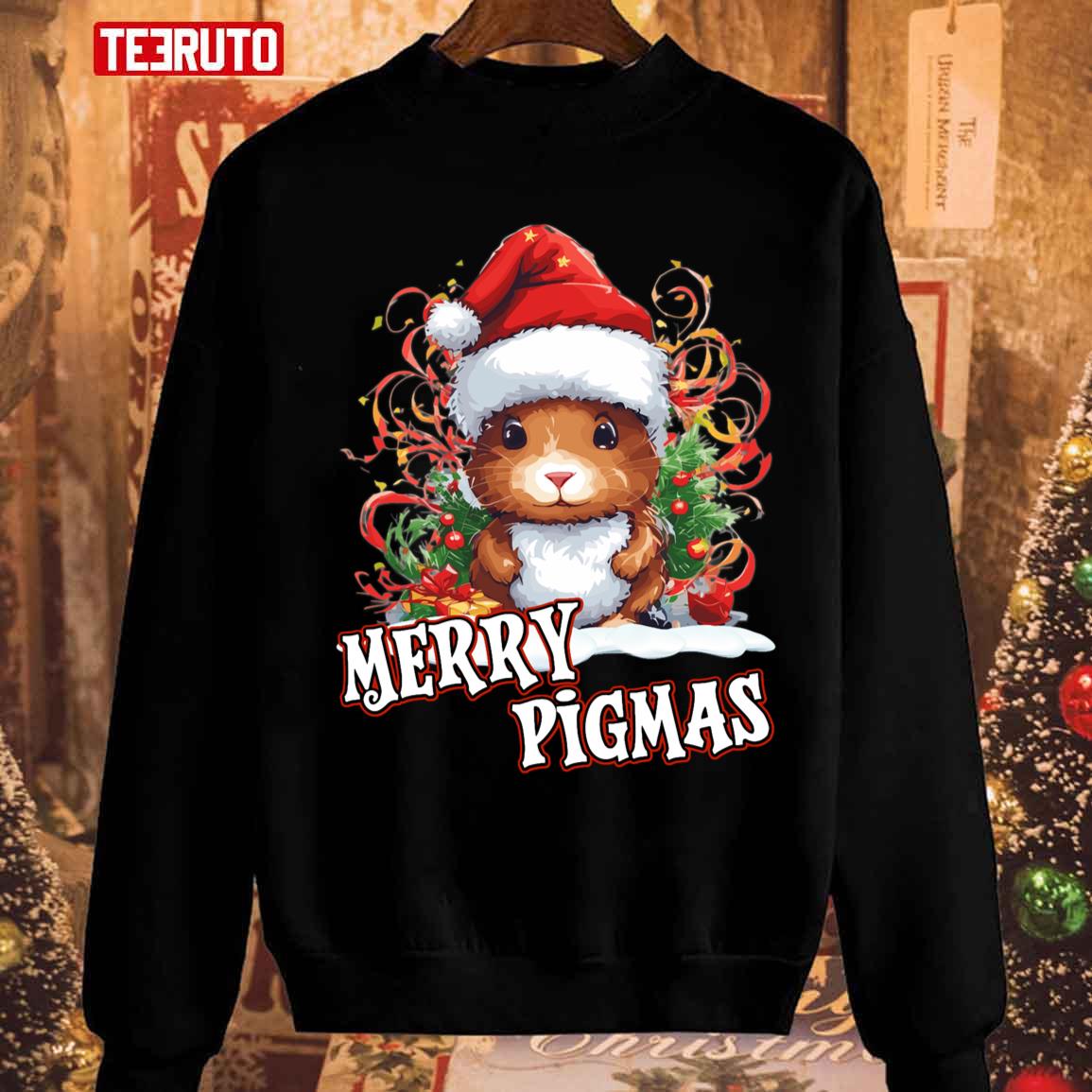 Merry Pigmas Christmas Unisex Sweatshirt