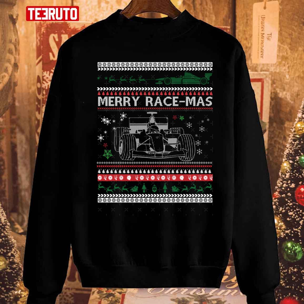 Merry Race Mas A Formula One Idea For F1 Lovers Or Fans Unisex Sweatshirt