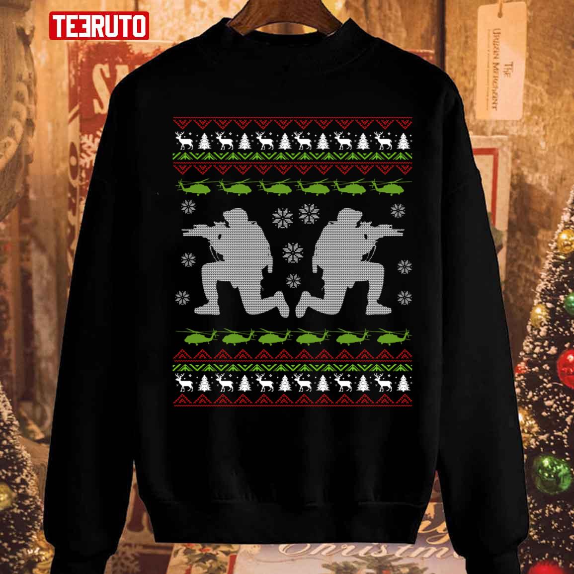 Military Soldier Christmas 2023 Unisex Sweatshirt