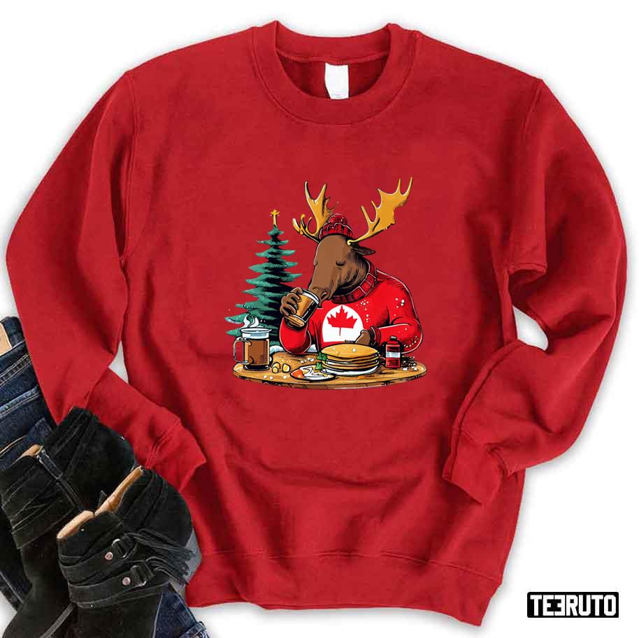 Most Canadian Christmas Moose Unisex Sweatshirt