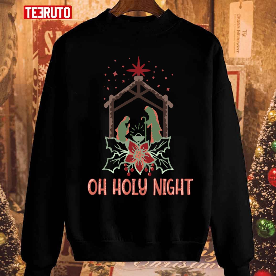 Oh Holy Night Christmas 2023 Unisex Sweatshirt