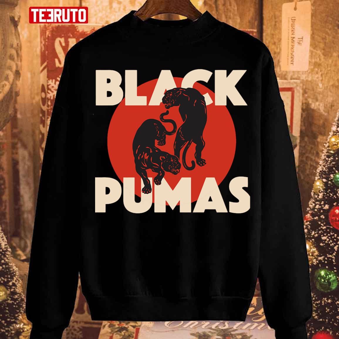 Ojo Black Pumas Band Dumeang Tri Blend Unisex Sweatshirt