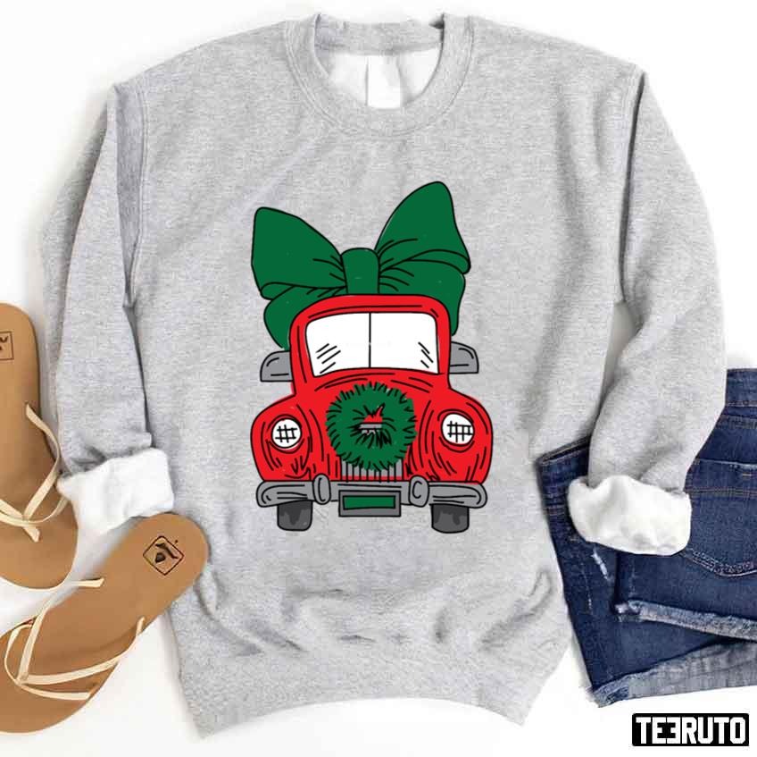 Old Fashion Vehicle Christmas Sweatshirt