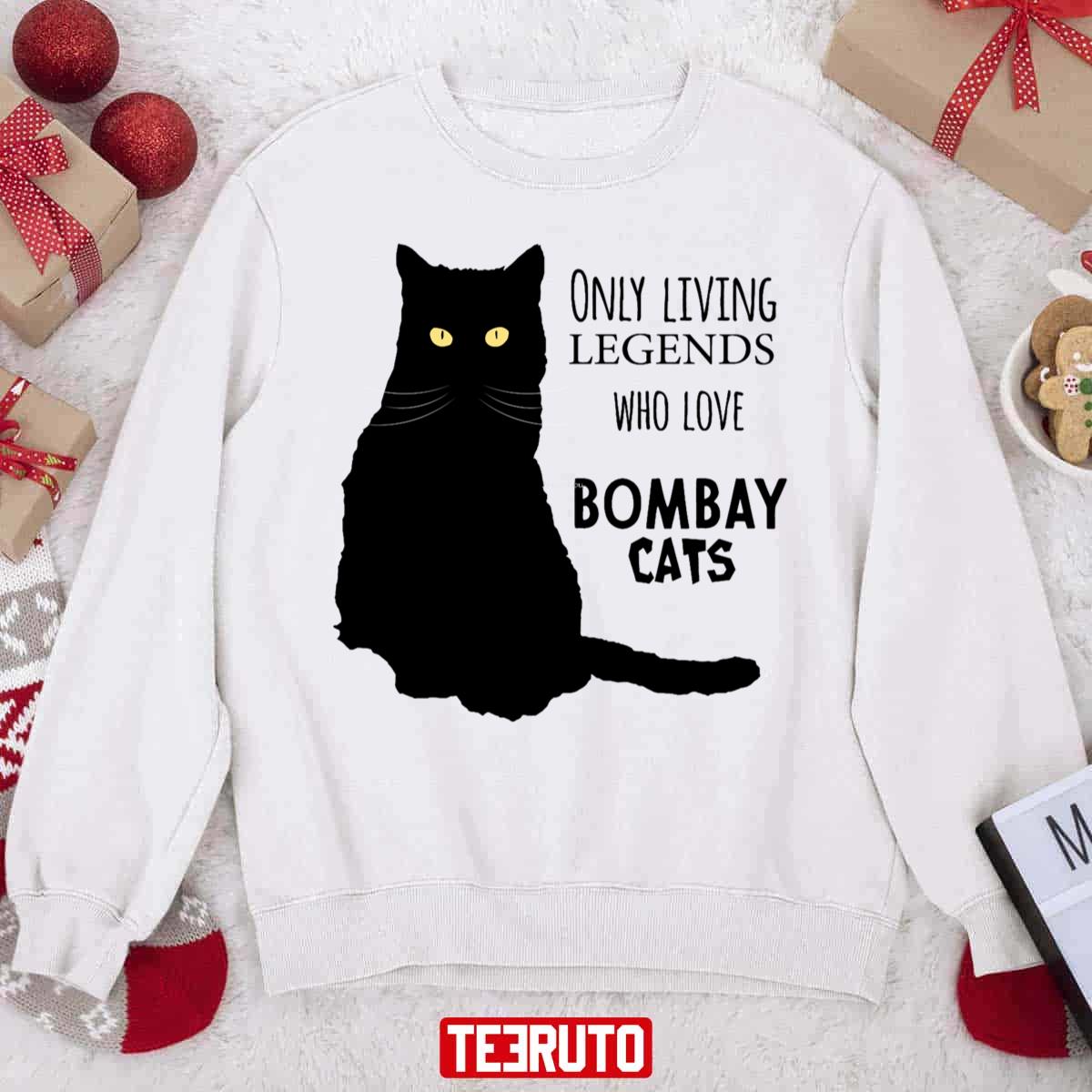 Only Living Legends Who Love Bombay Cats Unisex Sweatshirt