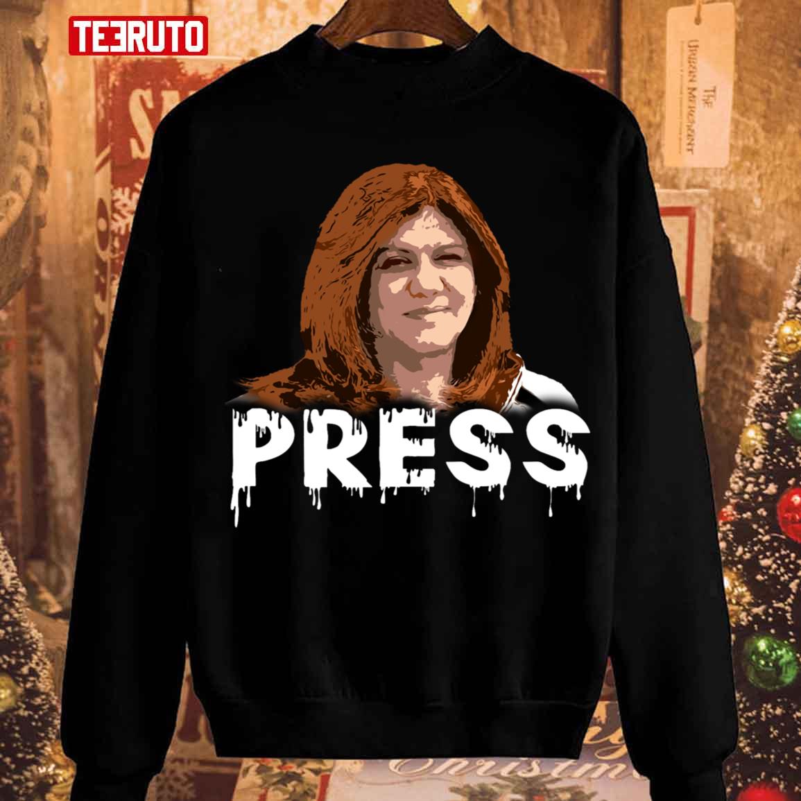 Palestinian Journalist Shireen Abu Aqleh Unisex Sweatshirt