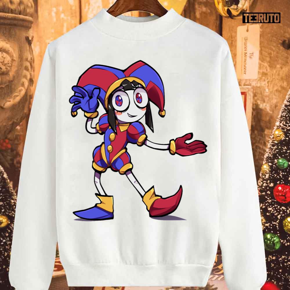 Pomni A Pomni A Pomni Unisex Sweatshirt - Teeruto