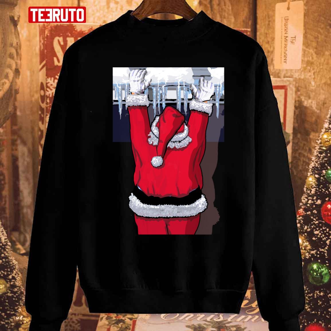 Santa Claus Is Hanging To Town Unisex Sweatshirt