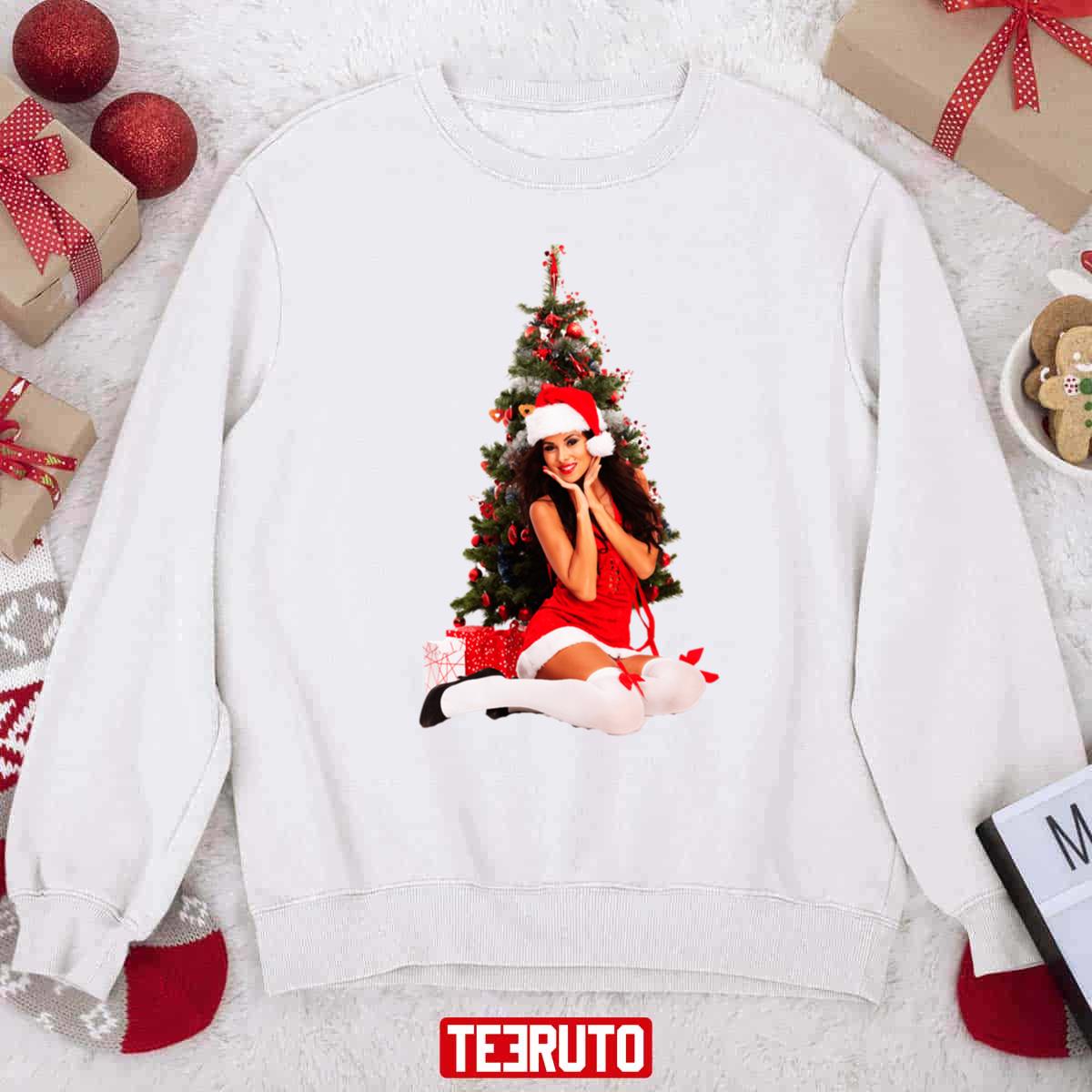 Santa Girl Christmas 2023 Unisex Sweatshirt
