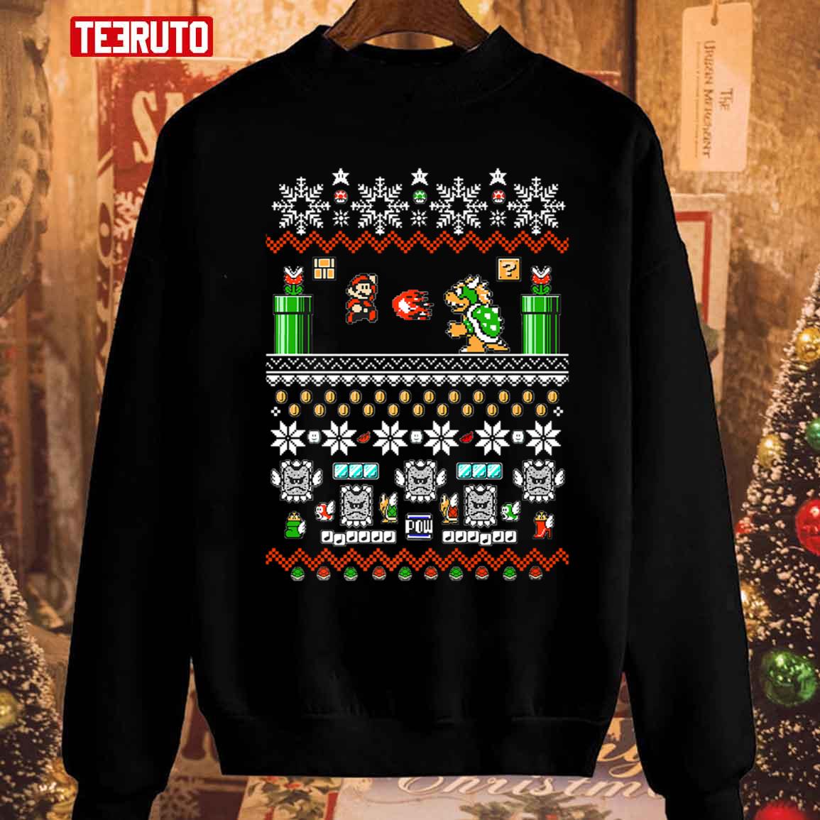 Sm And Bow Christmas Vintage Sweatshirt