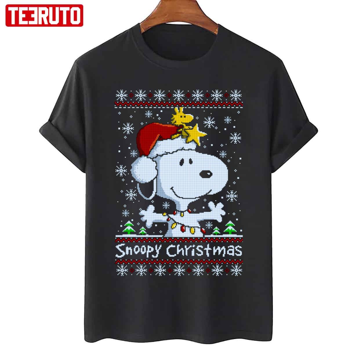 Snoopy Christmas Ugly Stainless Tumbler - Teeruto