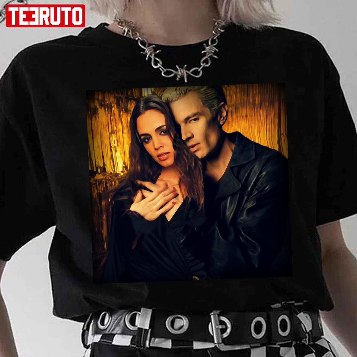 Spike And Faith Lehane Buffy The Vampire Slayer Unisex Sweatshirt