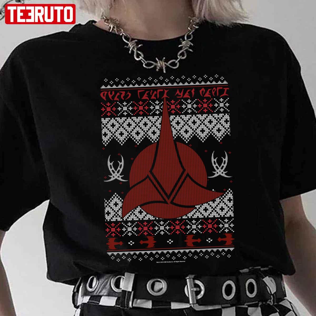 Star Trek Next Generation Klingon Christmas Unisex T-Shirt