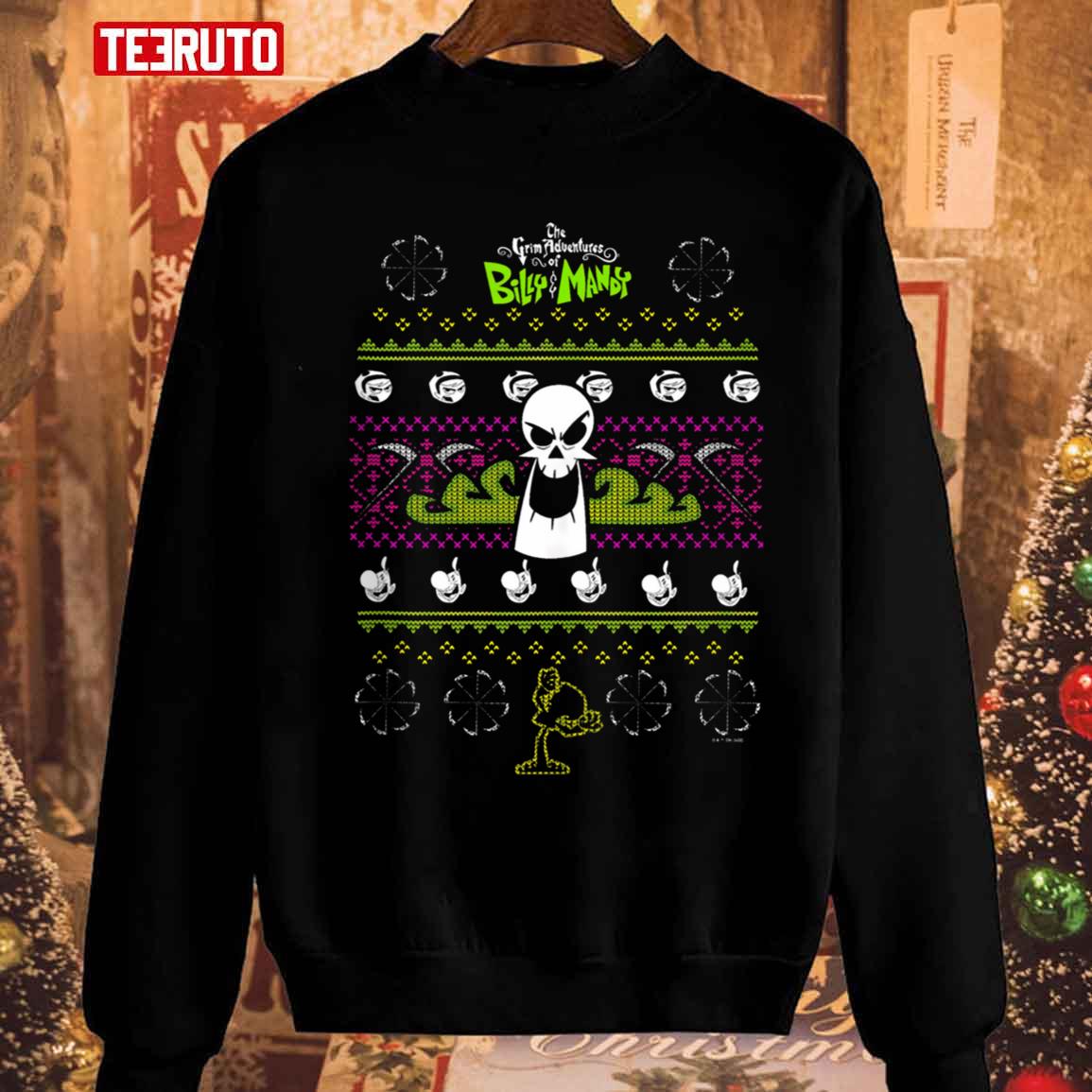 The Grim Adventures Of Billy And Mandy Christmas 2023 Unisex Sweatshirt