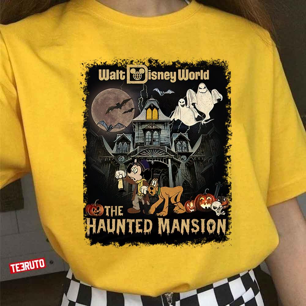 The Haunted Mansion Night Art Unisex T-Shirt