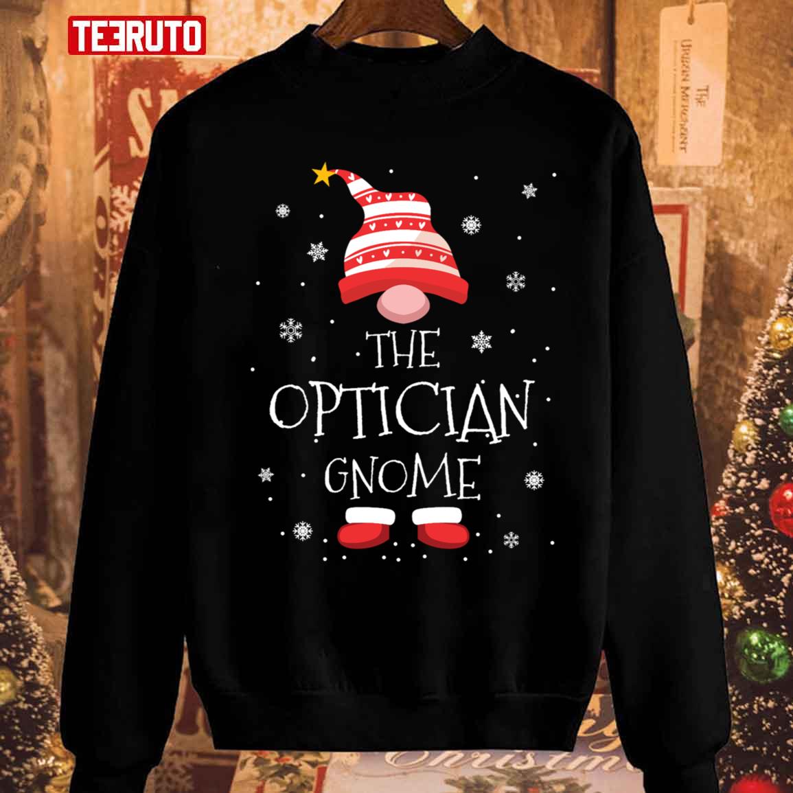 The Optician Christmas Gnome Sweatshirt