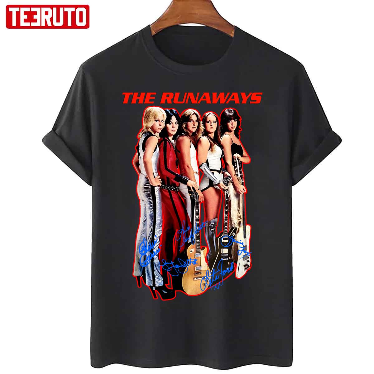 The Runaways Autographs Live In Japan Unisex T-Shirt