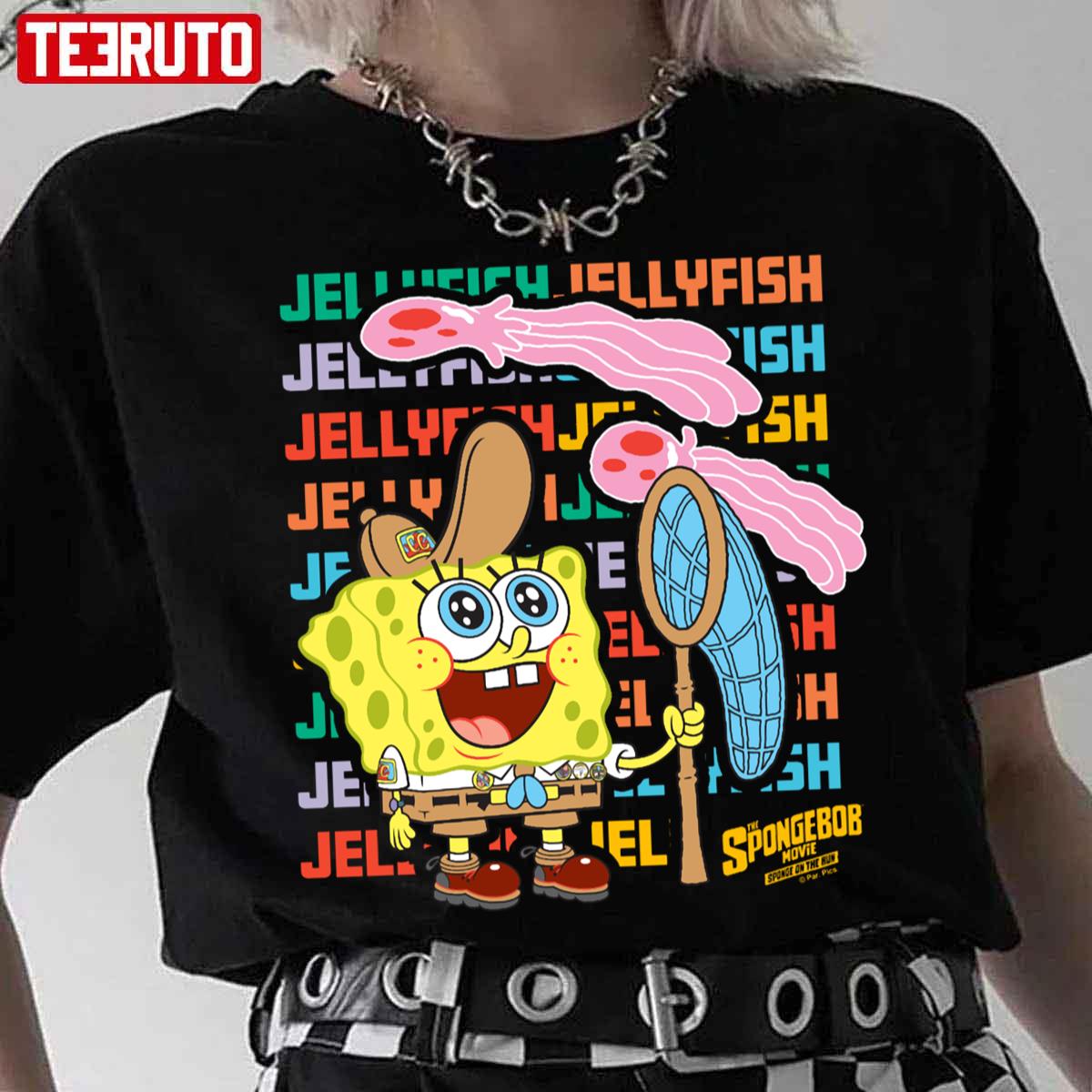 The Spongebob Squarepants Movie Jellyfish Stack Unisex T-Shirt