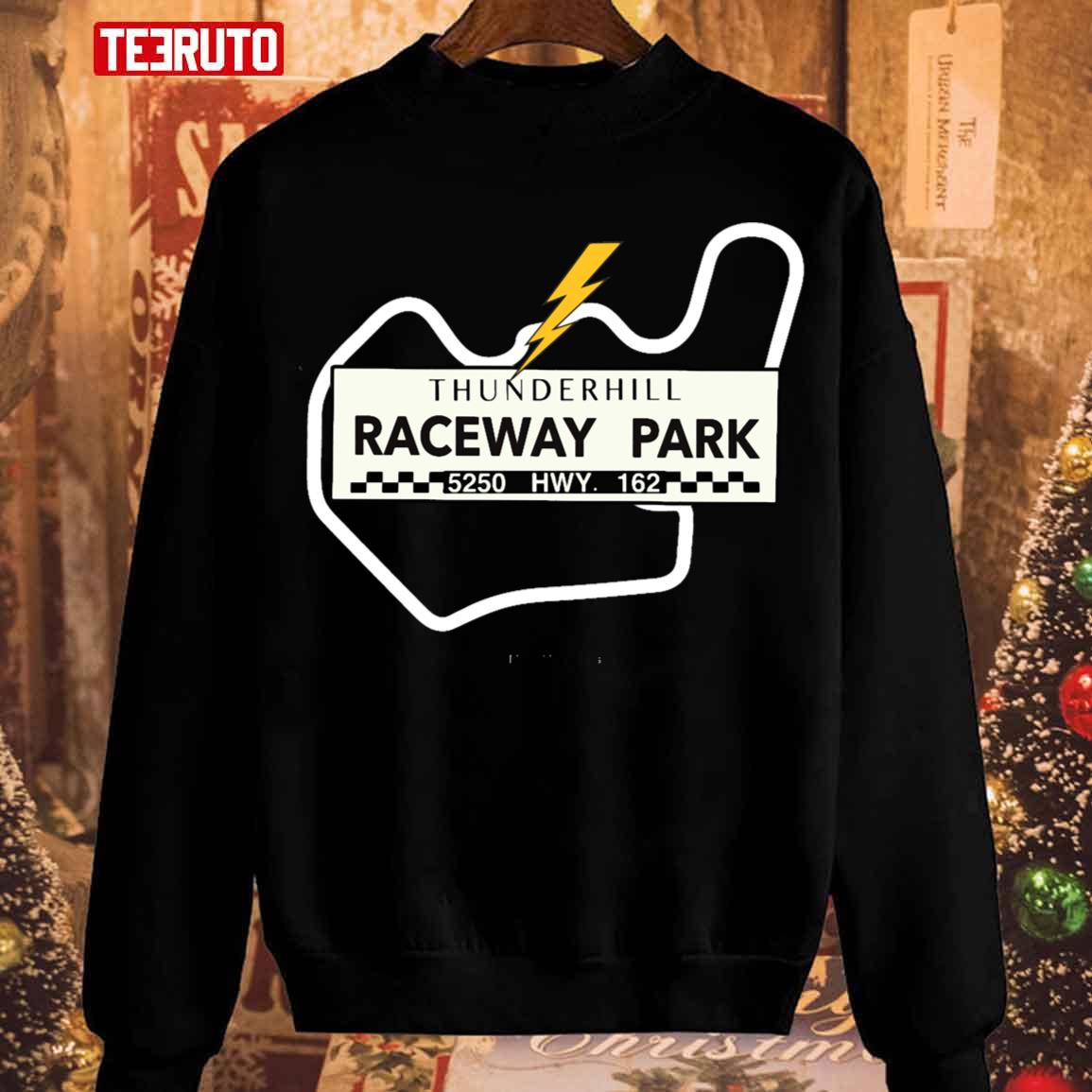 Thunderhill Raceway By Motormaniac Unisex Sweatshirt