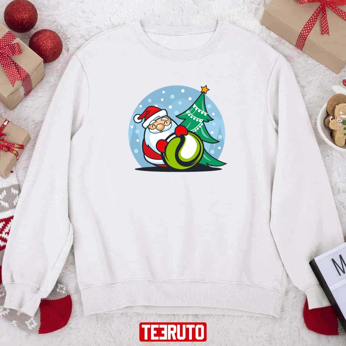 Tree Santa Tennis Christmas Unisex Sweatshirt